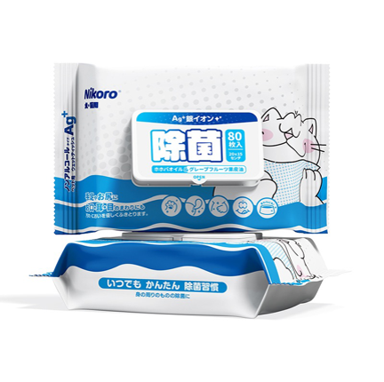 Pet Bacteria Free & Clean Wipes - 80 Wipes