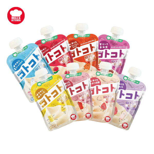 8 Flavors - Lickable Creamy Cat Treats (90g/100g)